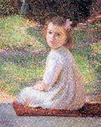 Perry, Lilla Calbot Girl with a Pink Bow Germany oil painting artist